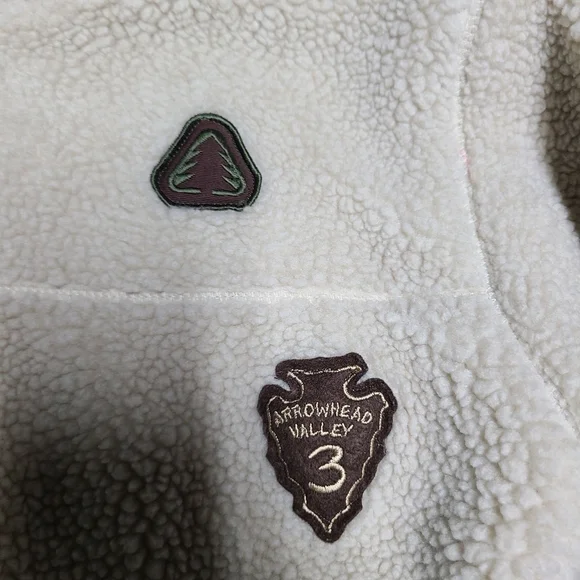 Gap kids white fleece outdoor jacket - Picture 4 of 7